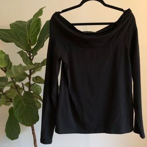 J.Crew Factory off the shoulder long sleeve top